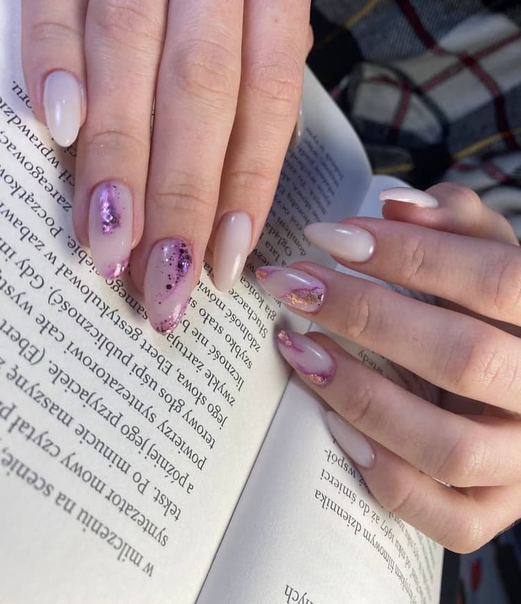 Мармуровий дизайн нігтів — Symbol Kraków